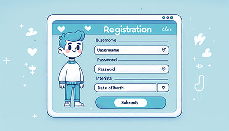 registration page